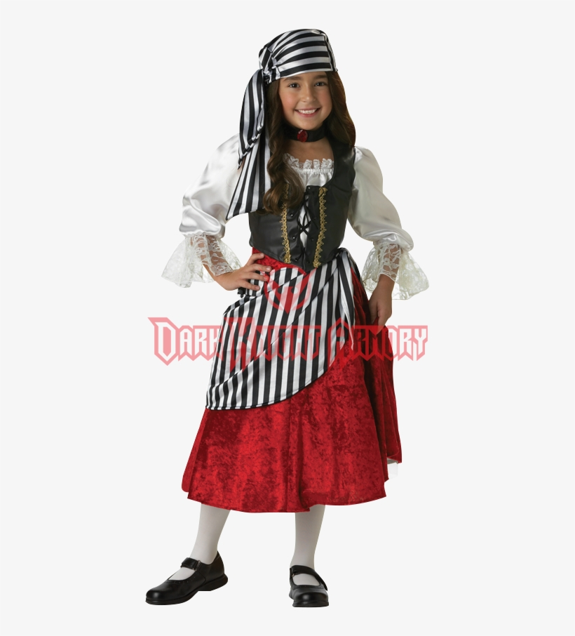 Pirate Girl Girl's Costume - Pirate Girl Costume, transparent png