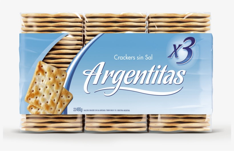 Crackers De Agua Sin Sal - Galletitas Argentitas Sin Sal, transparent png