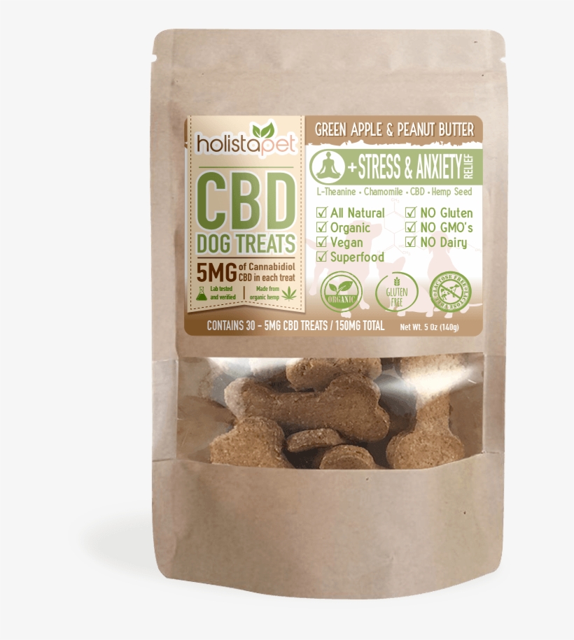 Holistapet Cbd Dog Treats Stress Anxiety Relief - Cbd Dog Treats, transparent png