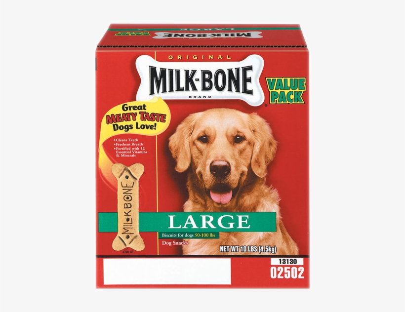Del Monte Milk Bone Dog Biscuit Large - Milk Bone Dog Treats Review, transparent png