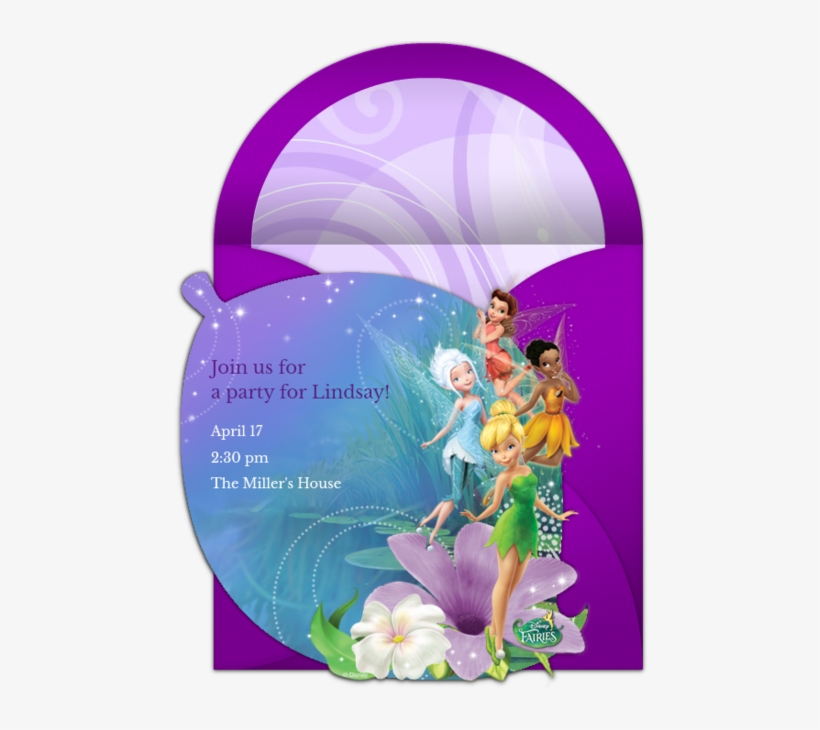 Disney Fairies Online Invitation - Tinker Bell, transparent png