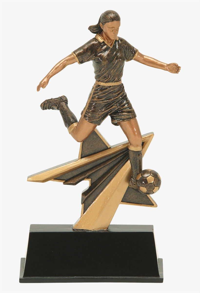 Star Power Soccer Resin-female 7", transparent png