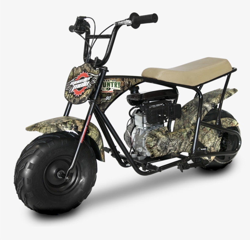 Mossy Oak Break-up Country 80cc Gas Mini Bike - Gas Powered Mini Bike, transparent png