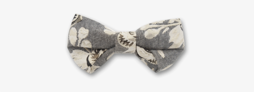 Folding In Silver Bow Tie - Paisley, transparent png