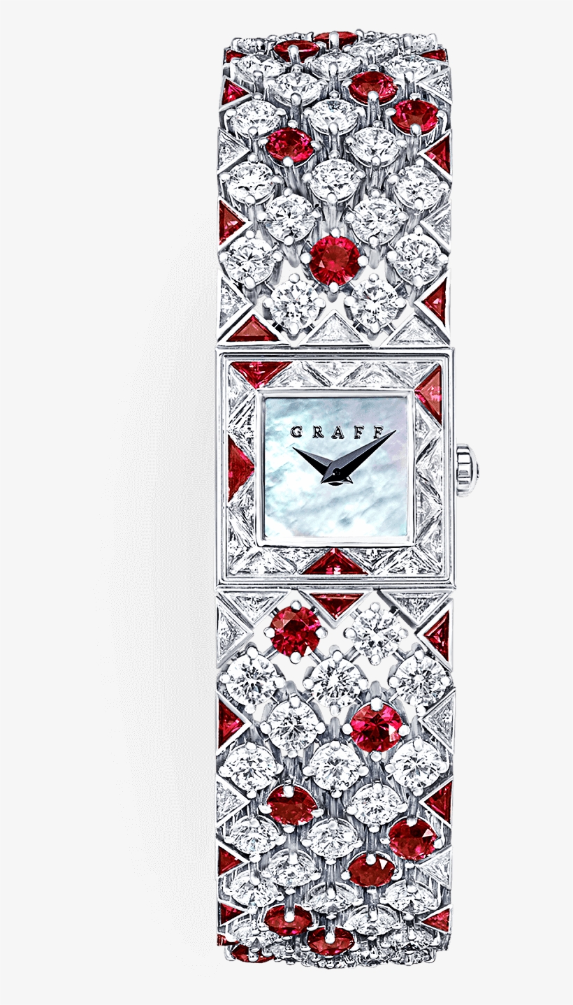 A Fully Set Ruby And Diamond Ladies High Jewellery - Graff, transparent png