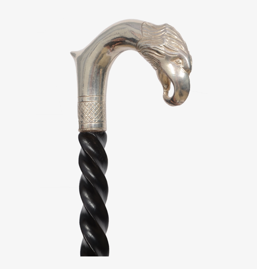 Eagle Walking Cane - Bronze Sculpture, transparent png