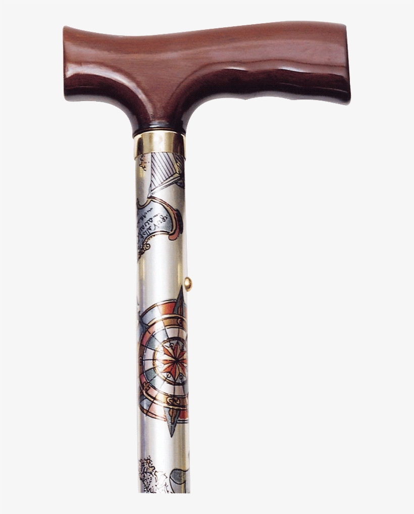 Alex Orthopedic Folding Travel Cane With Fritz Handle, transparent png