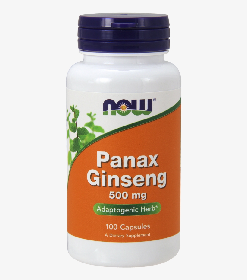 Panax Ginseng 500 Mg Capsules - Now Foods - Panax Ginseng 500 Mg. - 250 Capsules, transparent png