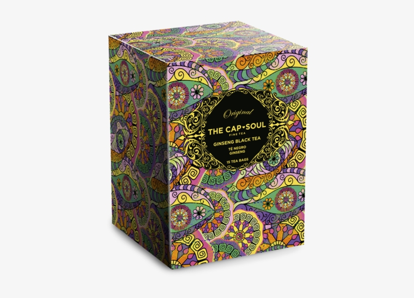 Ginseng Black Tea Pyramids - Capsoul Schwarztee Oriental 100g, transparent png