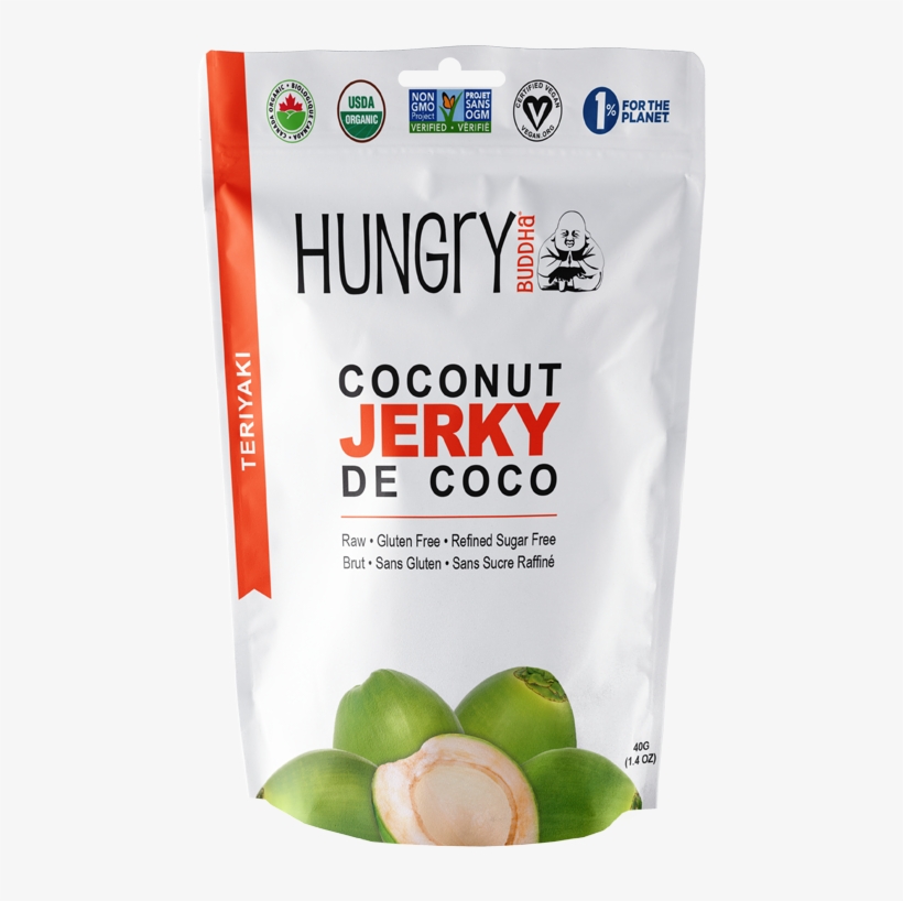Hungry Buddha Coconut Jerky Teriyaki, transparent png