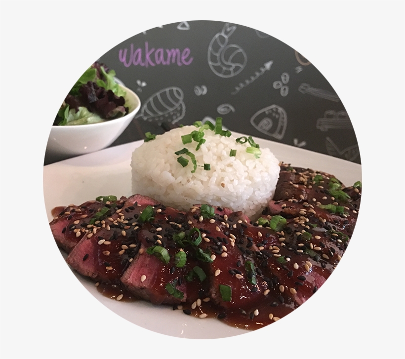 Filet Mignon Teriyaki - Avocado, transparent png