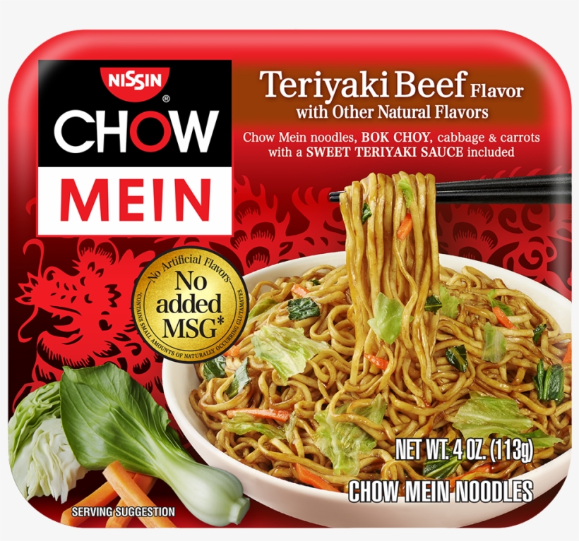 70662 08723 Chow Mein Teriyaki Beef - Chow Mein Nissin, transparent png