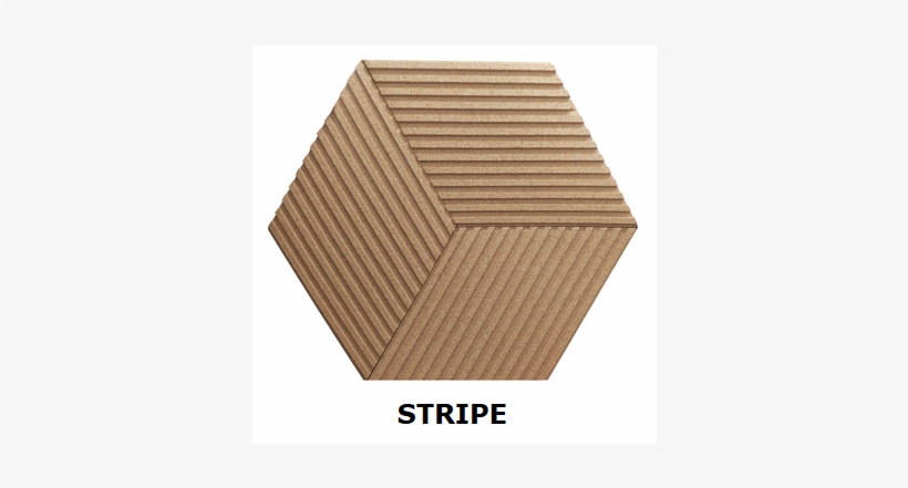 Decorative Natural 3d Stripe Cork Wall Tiles, transparent png