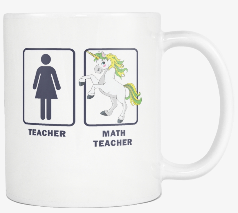 Math Teacher Unicorn - Your Wife My Wife Shirts, transparent png