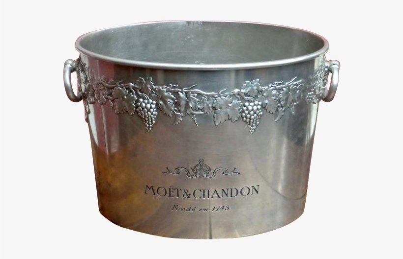 'moet & Chandon' Pewter Champagne Ice Bucket - Moet Chandon Champagne Bucket, transparent png