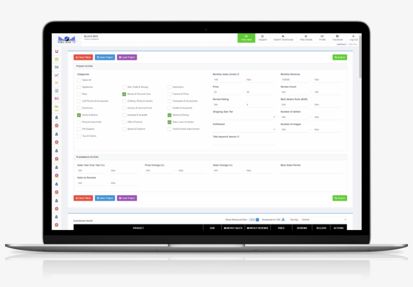 Amazon Product Research Tool - Control Center Mobile Enterprise, transparent png