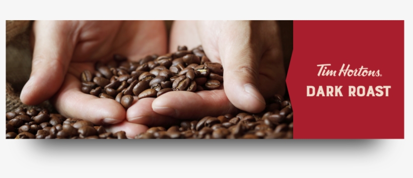 Tim Hortons® Dark Roast - Tim Horton's 100% Arabica Medium Roast Original Blend, transparent png