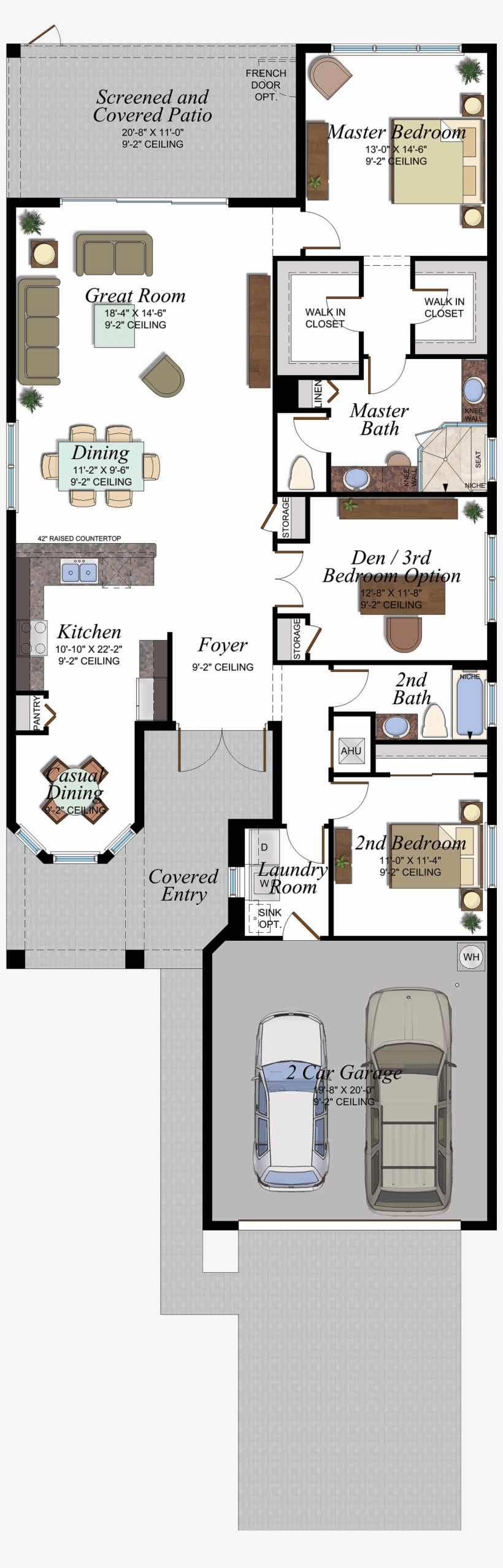 Valencia Cay Lucia Floorplan - Valencia Cay At Riverland, transparent png