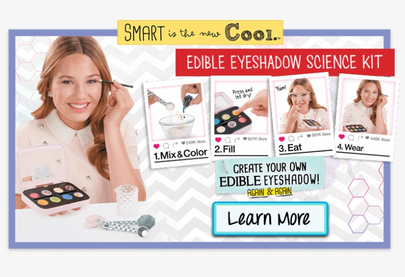 Create Your Own Edible Eyeshadow With The Project Mc2 - Project Mc2 Edible Eye Shadow Science Kit, transparent png