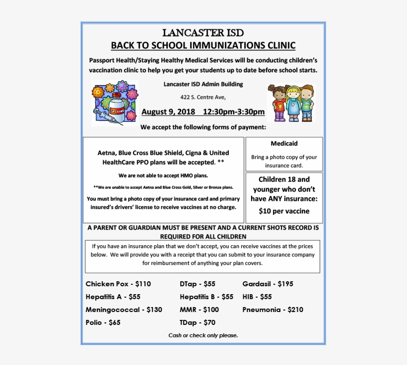 And One Classroom At Pleasant Run Elementary) Will - Vaccine, transparent png