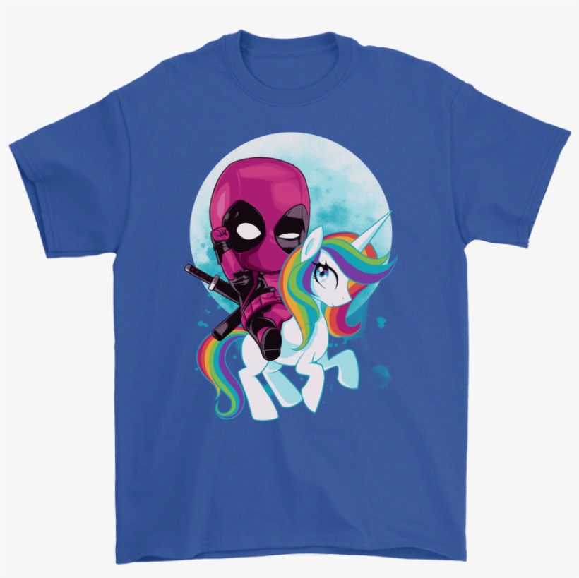 Deadpool And My Little Pony Mashup T-shirt - Jon Luc Picard T Shirt, transparent png