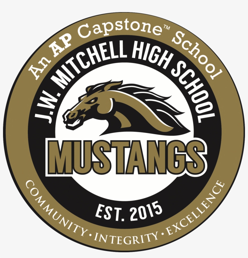 Mitchell High School - Western Michigan Broncos 4 X 4 Square Decal - Team, transparent png