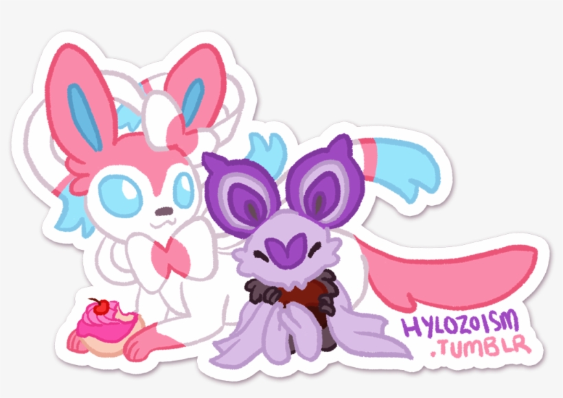 I Drew My Gf And My Own Favorite Pokemon From Xy, Sylveon - Cartoon, transparent png