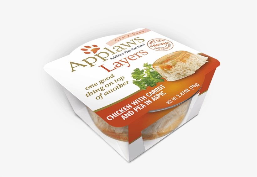 Cat Layers Chicken With Carrot And Peas In Aspic - Applaws Cat Food Wet, transparent png