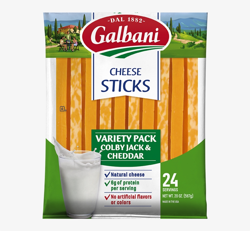 Stick Cheese Variety Pack Galbani Stick Cheese 668x675 PNG Download