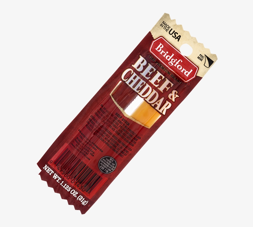 Beef - Bridgford Beef & Cheddar, transparent png