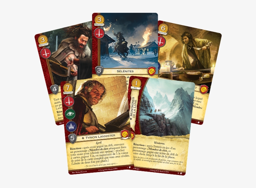Aujourd'hui, Nous Allons Nous Attarder Sur Un Autre - Game Of Thrones Lcg - Lions Of Casterly Rock, transparent png