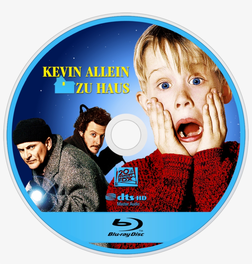 Home Alone Bluray Disc Image - Home Alone 1990 Bluray, transparent png
