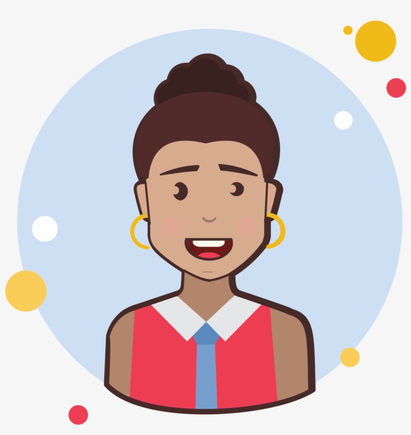 Brown Curly Hair Business Lady Icon - Png Обо Мне, transparent png