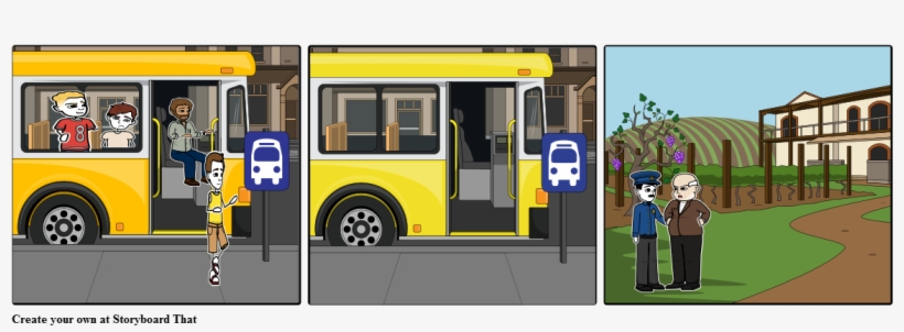 Officer Delinko And Curly - School Bus, transparent png