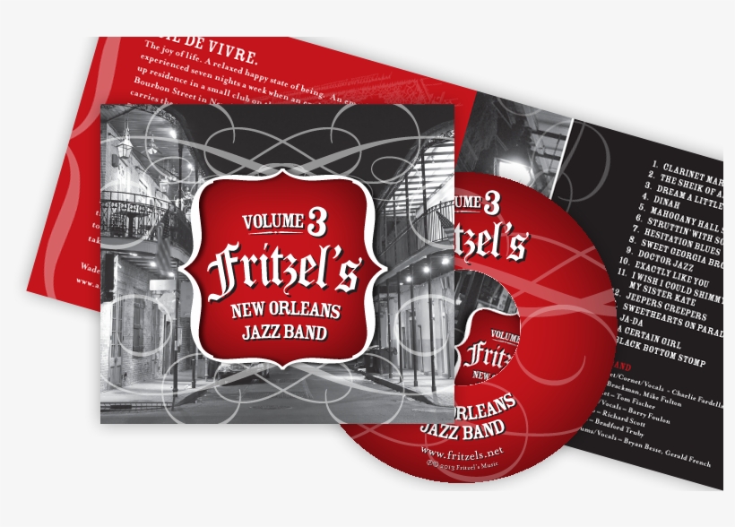 1 - Fritzel's New Orleans Jazz Band: Volume 3 Cd, transparent png