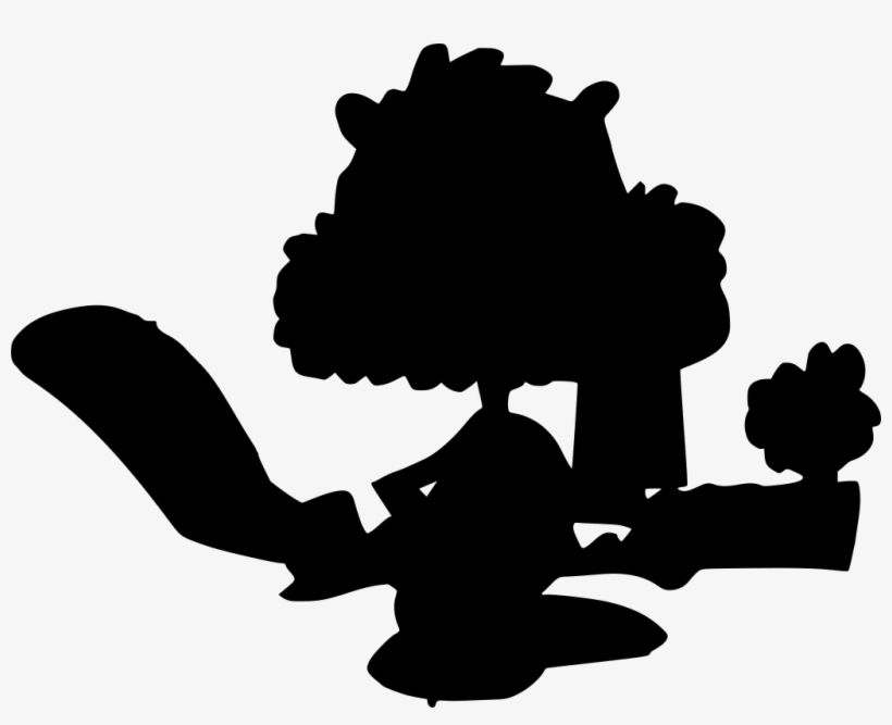Svg Food Eating Beaver Free Image Icon Silh Png Svg - Cupid Clip Art Black And White, transparent png