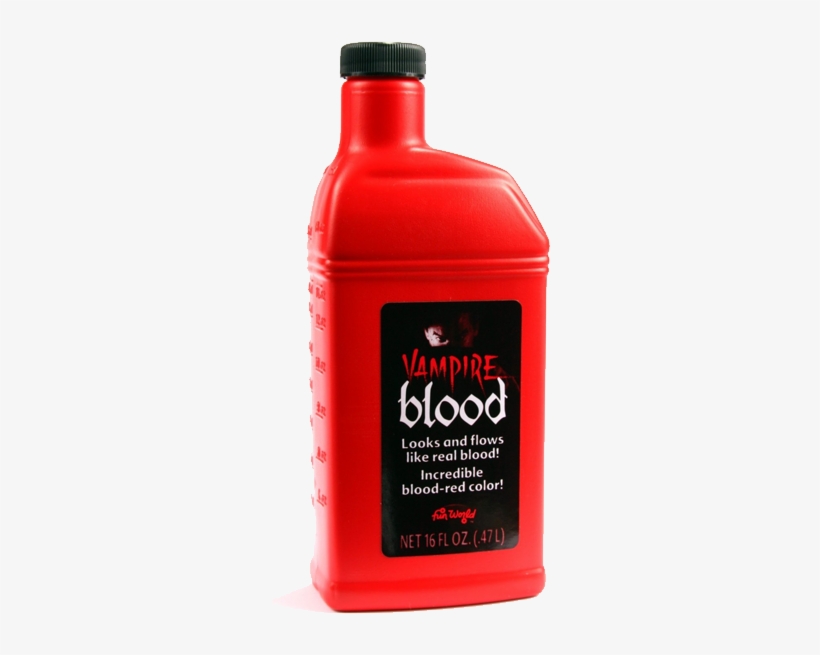 1 Pint Of Fake Blood - Fake Blood Bottle, transparent png