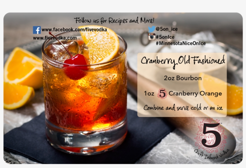 Cranberry Old Fashioned - Coctel Bourbon Old Fashioned, transparent png
