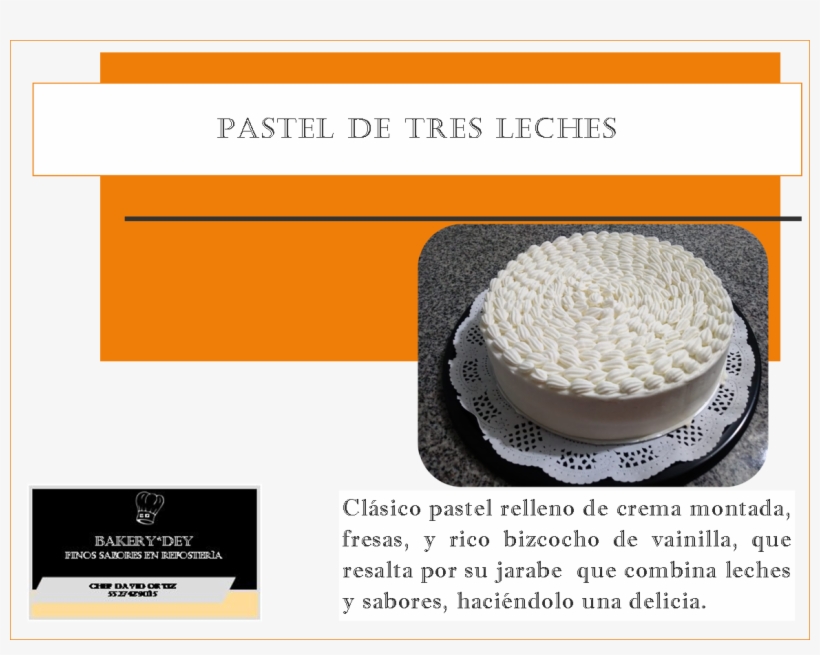 Pastel De Tres Leches - Buttercream, transparent png