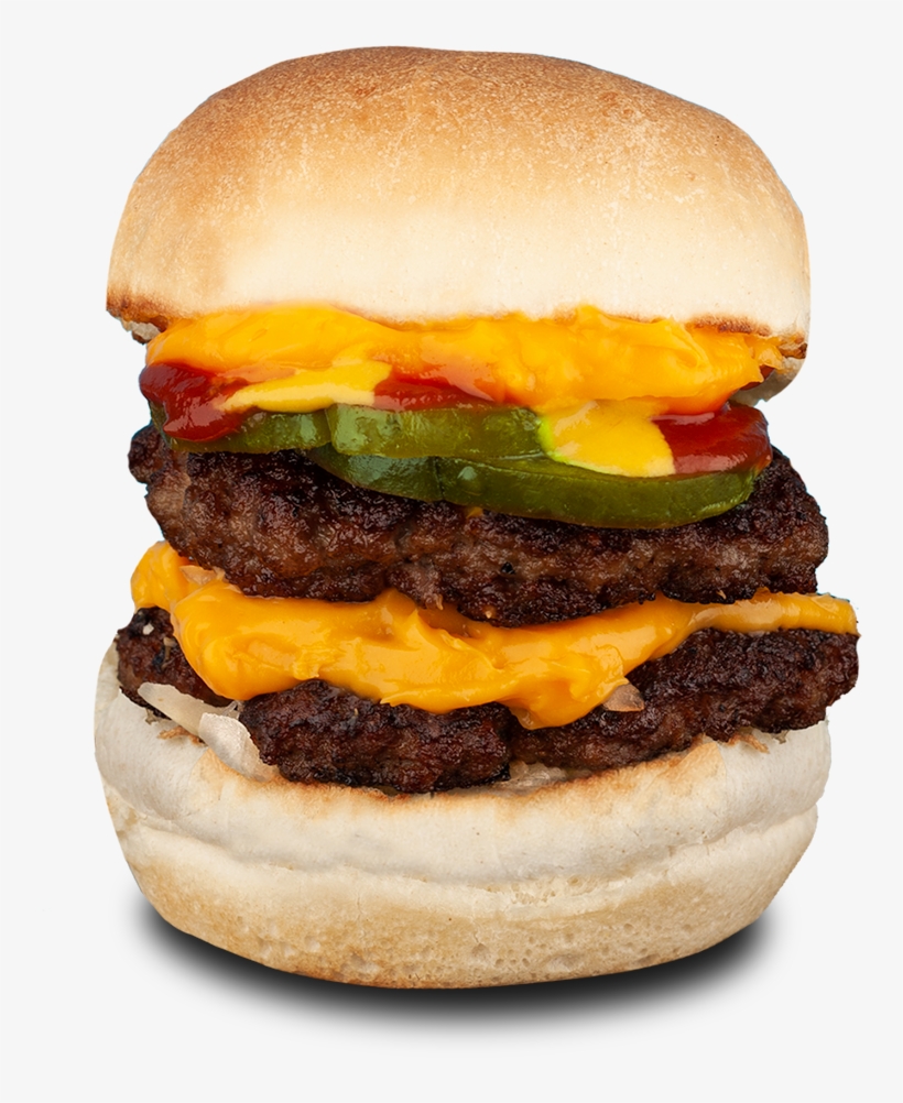 Double Cheeseburger Slider - Cheeseburger, transparent png
