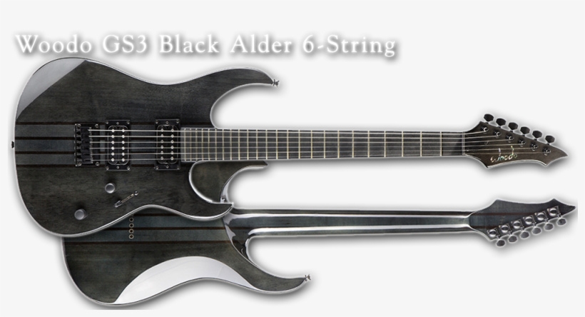 Woodo Gs3 Black Alder 6-str, transparent png