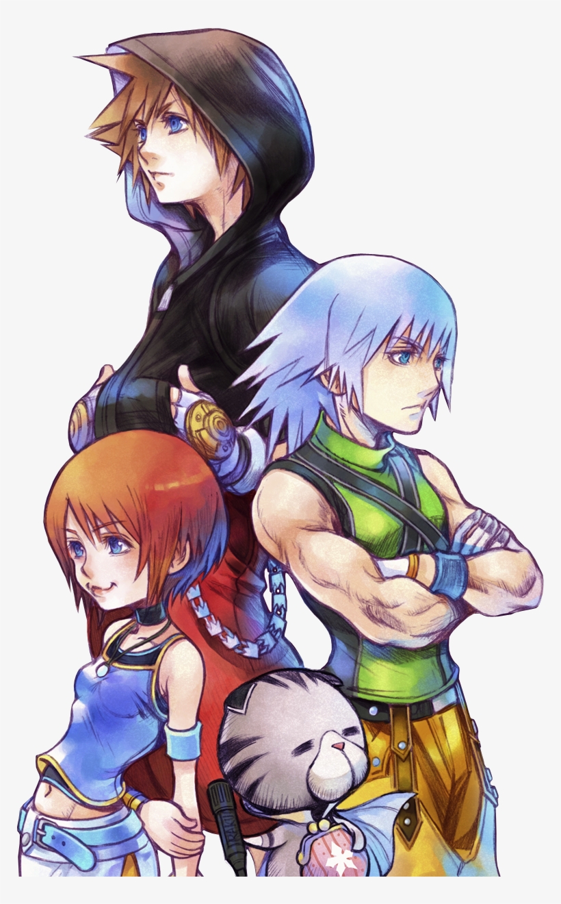 Khx 1st Anniversary 02 - Kingdom Hearts 1 Artwork, transparent png