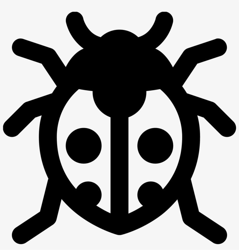 This Logo At First Glance Resembles A Ladybug - Insect Icon, transparent png