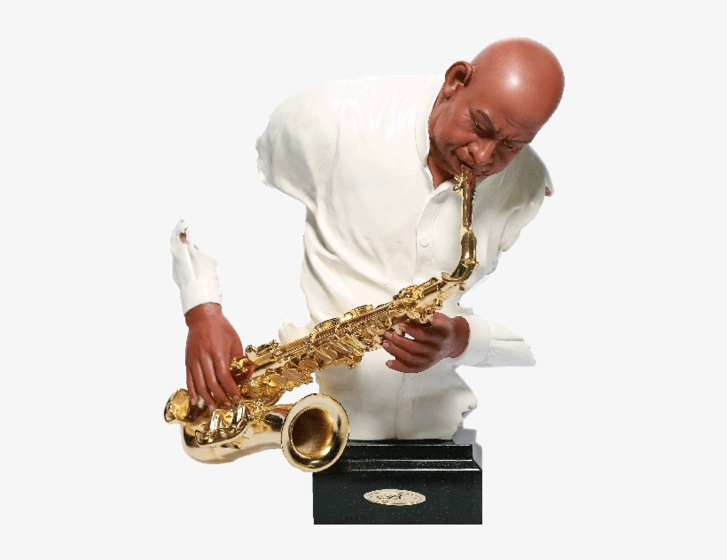Saxophone Player Rock Music Figure Figurine - Bellagio Hotel And Casino, transparent png