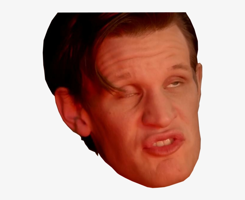 The Doctor, Aka Matt Smith, Caught At The Perfect Moment - Sad, transparent png