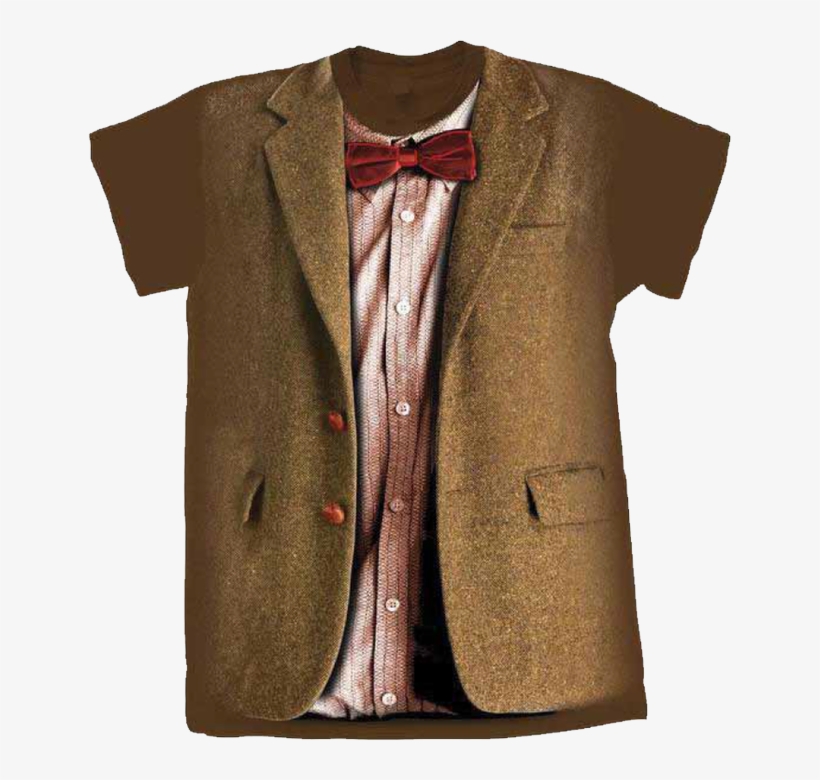 11th Doctor Matt Smith Male T-shirt - Eleventh Doctor Shirt, transparent png