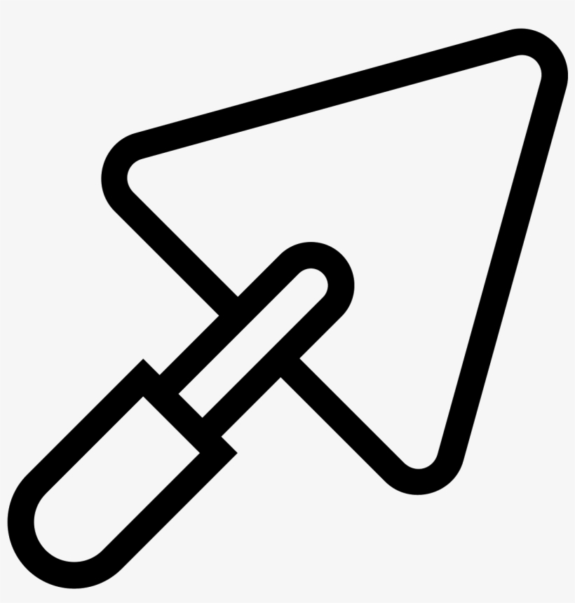 Construction Trowel Icon - Masonry Trowel, transparent png