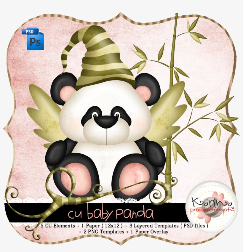 Baby Panda Element Mix By Peek A Boo Designs, transparent png