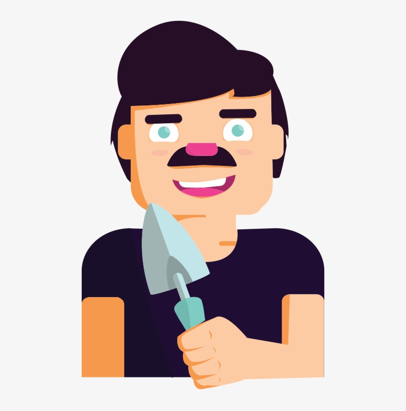 Discover The Power Of The Trowel Variables - Cartoon, transparent png