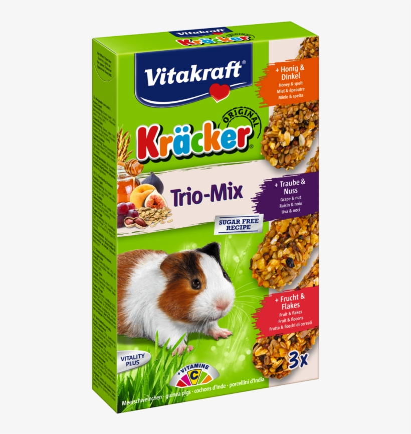 Kräcker Trio-mix Honey / Nut / Fruit For Guinea Pigs, transparent png
